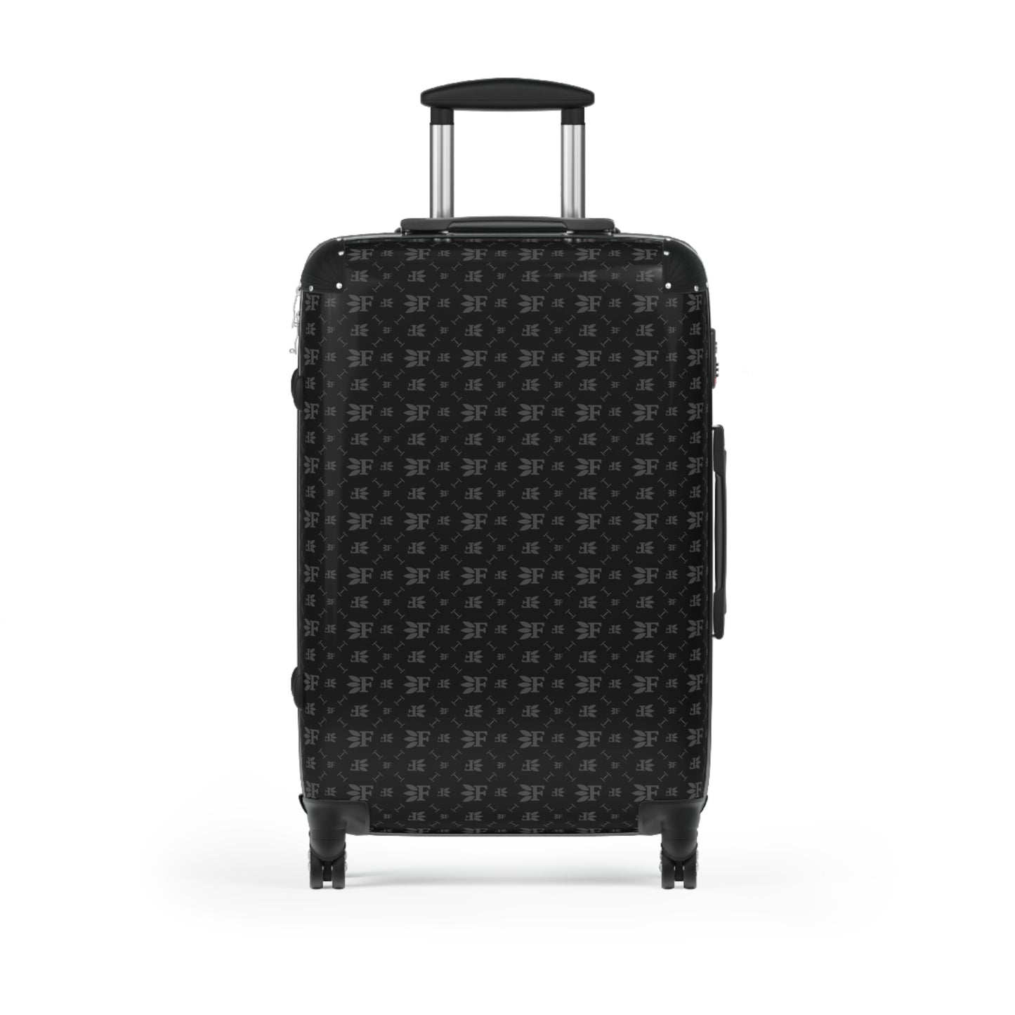 Forberz Suitcase - Black w/Silver Pattern