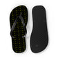 Forberz Flip Flops - Black w/Gold Pattern - Classic