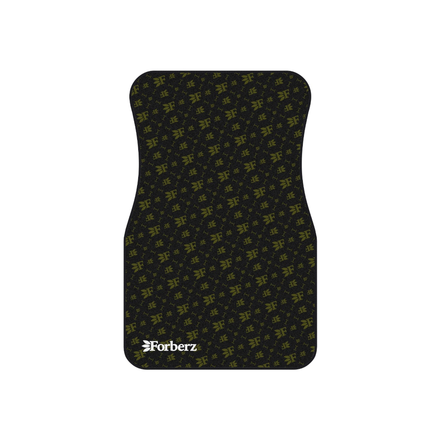 Forberz Car Mats (Set of 4) - Black w/Gold Pattern - 20 Style