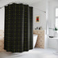 Forberz Shower Curtain - Black w/Gold Pattern - Classic