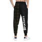 Forberz Athletic Joggers - Black w/Gold Pattern