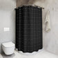 Forberz Shower Curtain - Black w/Silver Pattern - Classic