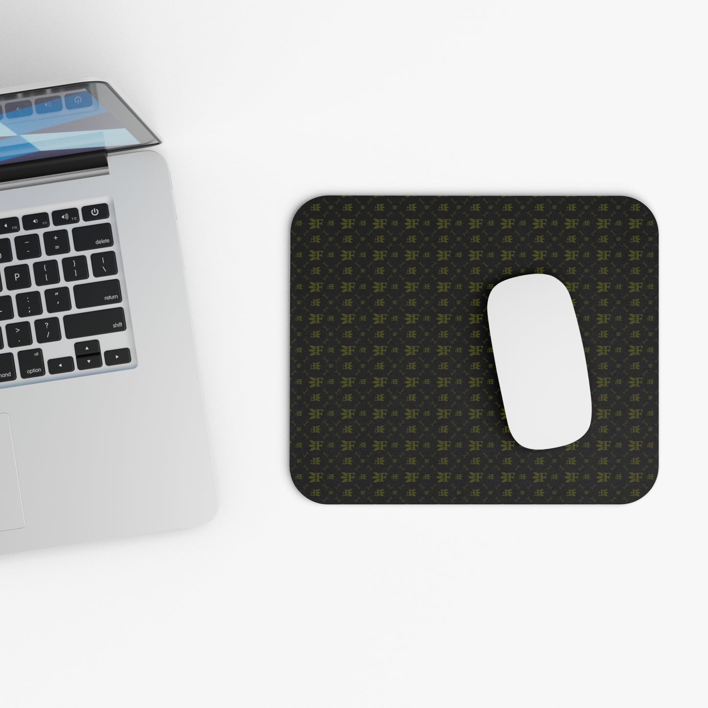 Forberz Mouse Pad - Black w/Gold Pattern - Classic