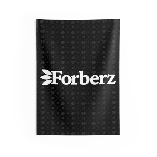 Forberz Black Indoor Wall Tapestry