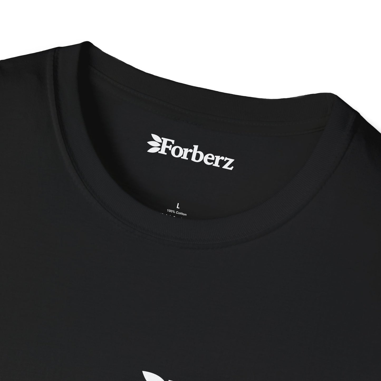 Forberz Unisex Softstyle T-Shirt - Trendy Black Graphic Tee for Casual Outings & Everyday Wear