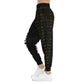 Forberz Athletic Joggers - Black w/Gold Pattern