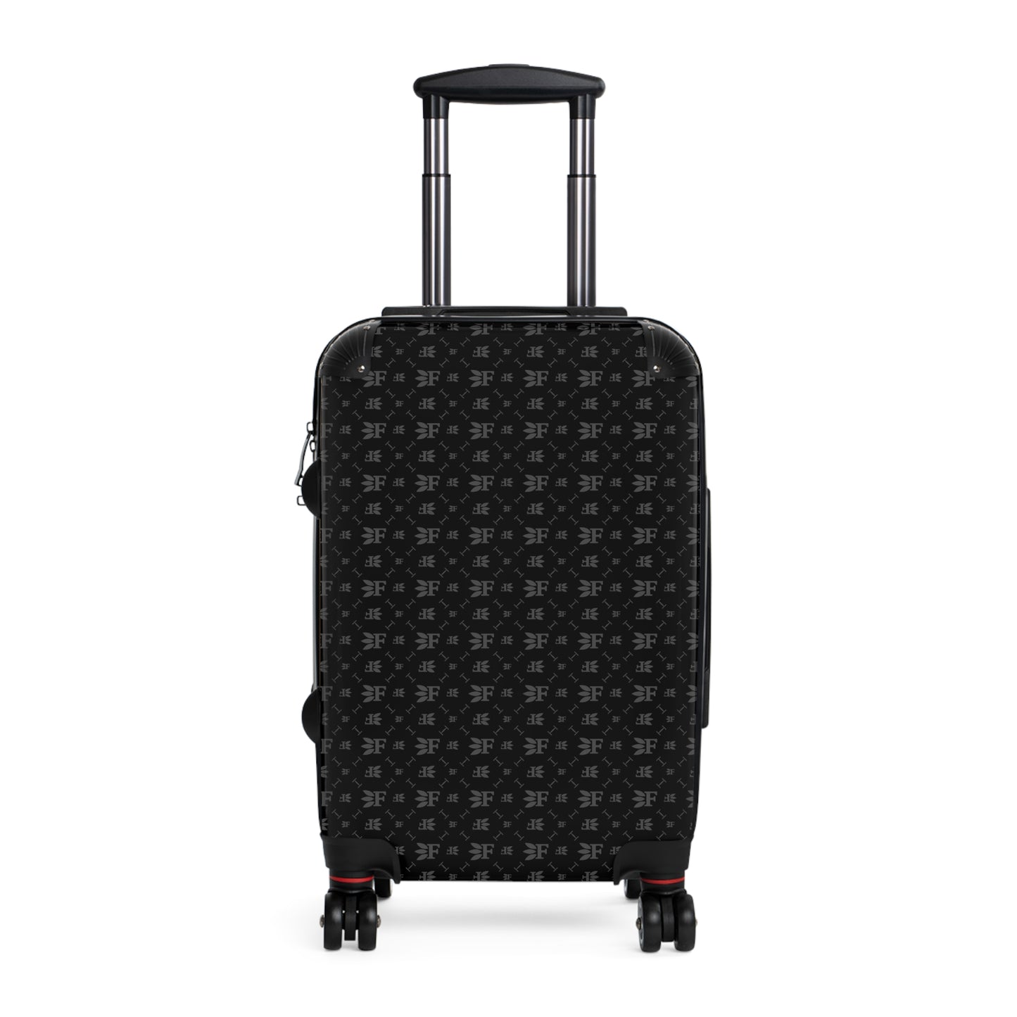 Forberz Suitcase - Black w/Silver Pattern