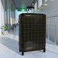 Forberz Suitcase - Black w/Gold Pattern