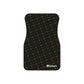 Forberz Car Mats (Set of 4) - Black w/Gold Pattern - 20 Style