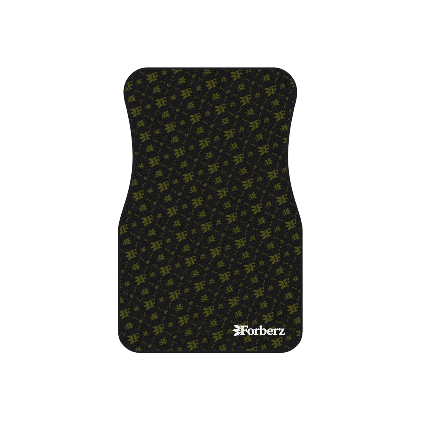 Forberz Car Mats (Set of 4) - Black w/Gold Pattern - 20 Style