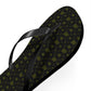 Forberz Flip Flops - Black w/Gold Pattern - Classic