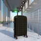 Forberz Suitcase - Black w/Gold Pattern