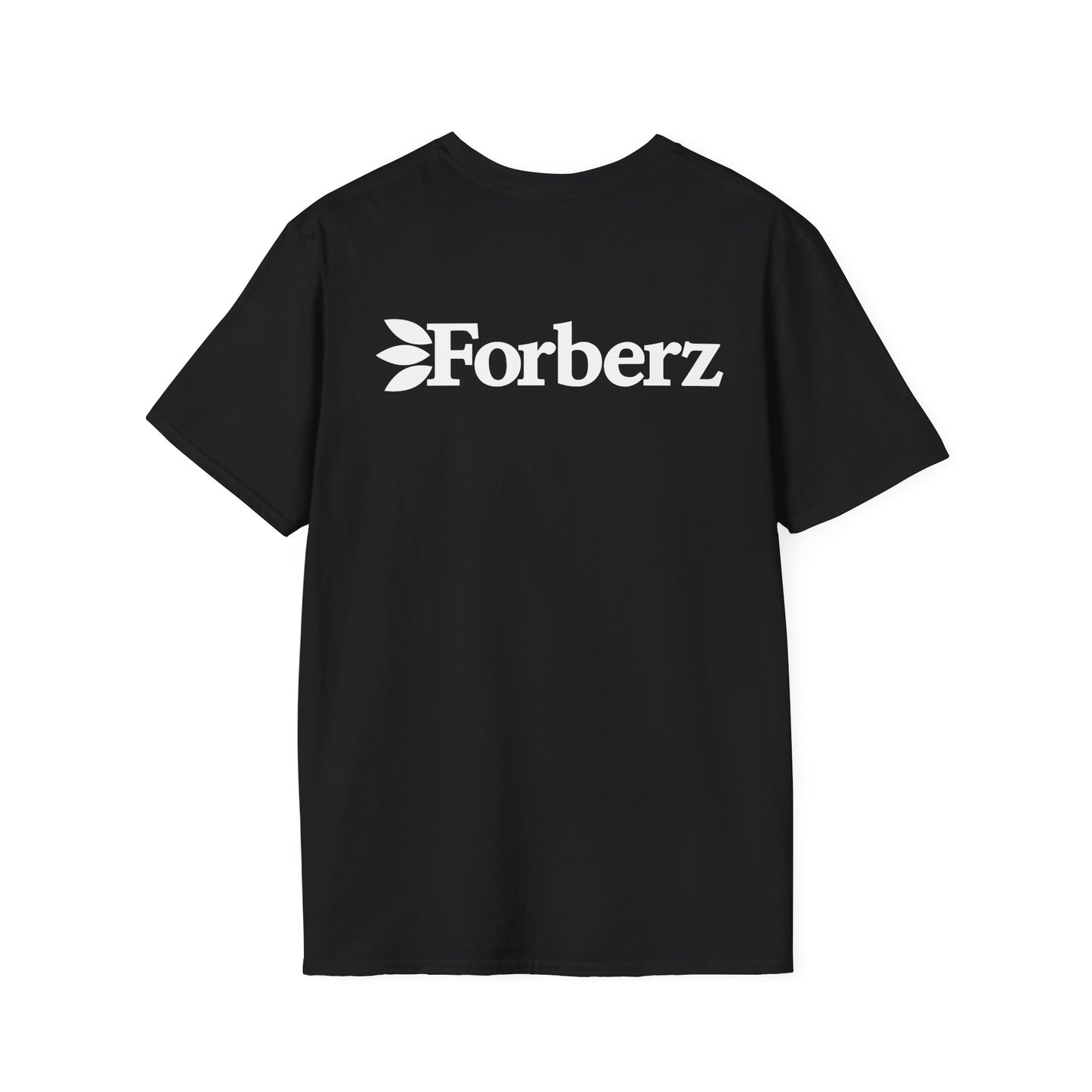 Forberz Unisex Softstyle T-Shirt - Trendy Black Graphic Tee for Casual Outings & Everyday Wear