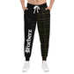 Forberz Athletic Joggers - Black w/Gold Pattern